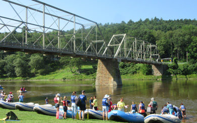 group rafting trip