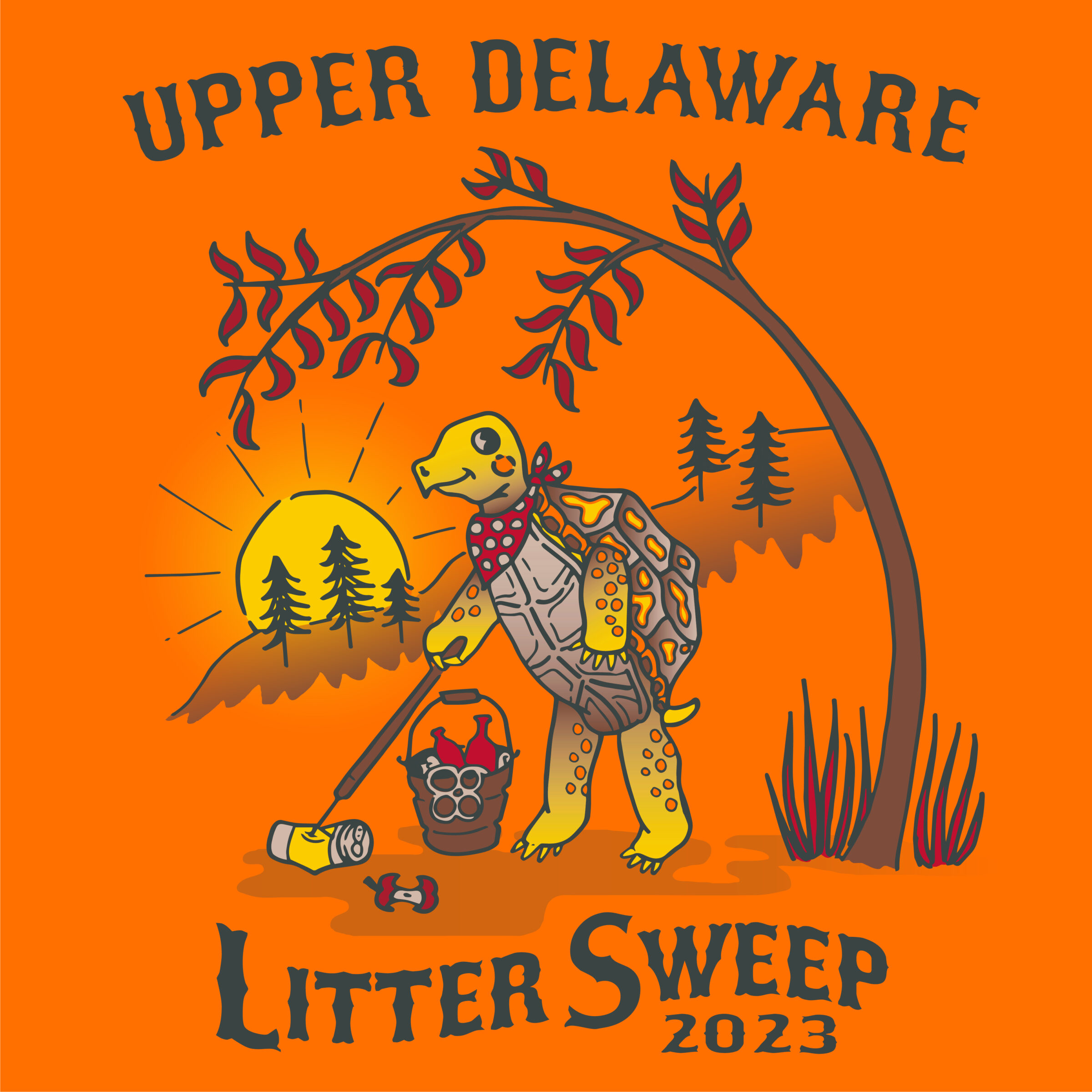 2023 Upper Delaware Litter Sweep Logo