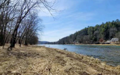 delaware river from east bank outside callicoon